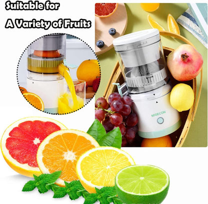 Wireless Rechargeable Citrus Juicer with USB Charging